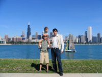 Stefan, Stefanita and me, Chicago
